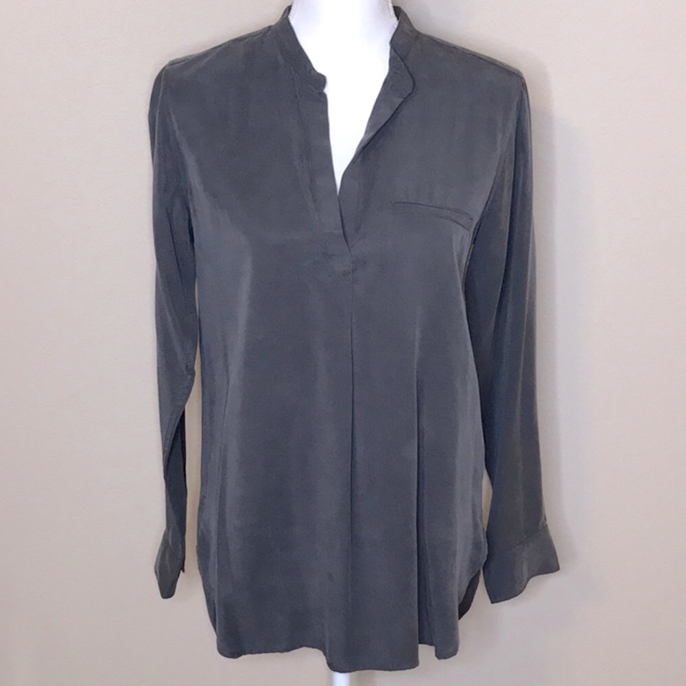 GAP Gray Long Sleeve Tunic Size Small
